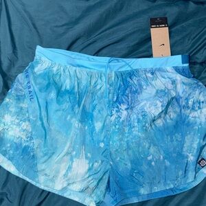 Nike Trail - Blue Tie-Dye Women Shorts